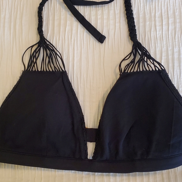 LADIES SWIMSUIT, LA BLANCA, TWO PIECE, SIZE 8, BLACK W/COVERUP DRESS - Picture 5 of 12
